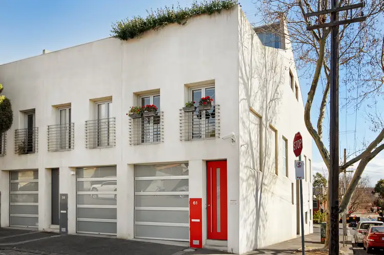 Main view of Homely townhouse listing, 61 Stawell Street, North Melbourne VIC 3051