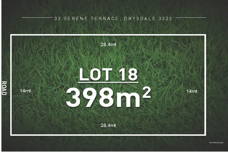 Main view of Homely land listing, LOT 18, 32 Ridley Street, Drysdale VIC 3222