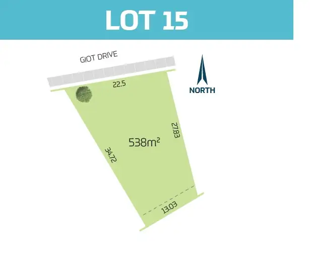 Main view of Homely land listing, LOT 15 Giot Drive, Wendouree VIC 3355