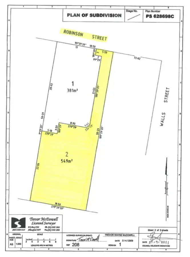 Third view of Homely land listing, 1B Robinson Street, Camperdown VIC 3260