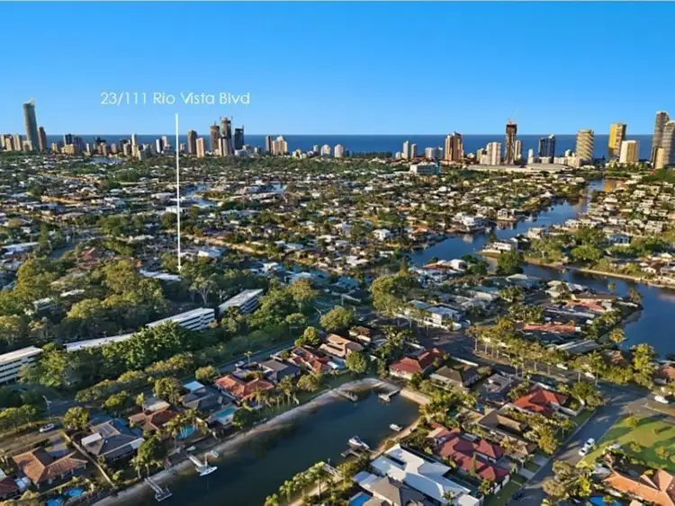 Second view of Homely apartment listing, 23/111 Rio Vista Boulevard, Broadbeach Waters QLD 4218