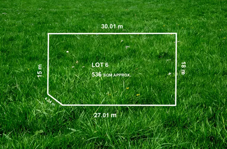 Main view of Homely land listing, LOT 6 Wakeful Crescent, Drouin VIC 3818