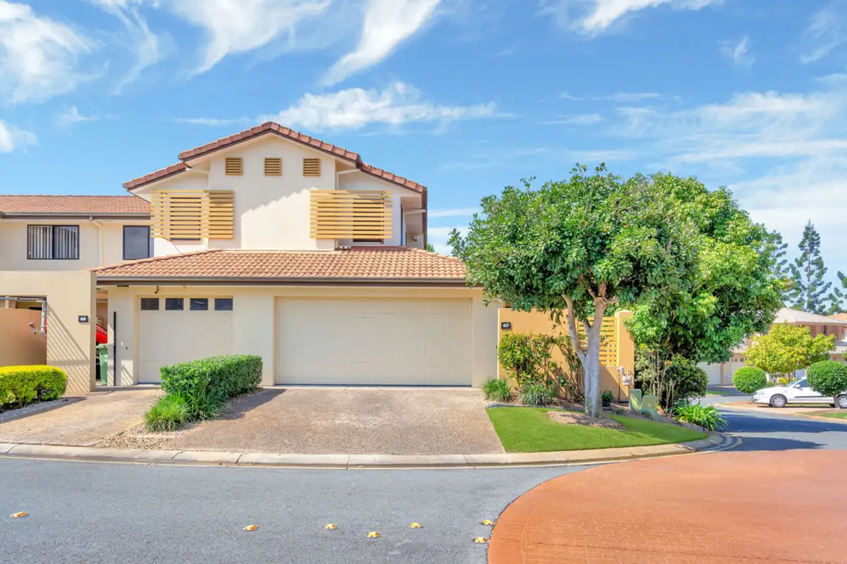 Main view of Homely townhouse listing, 67/136 Palm Meadows Drive, Carrara QLD 4211