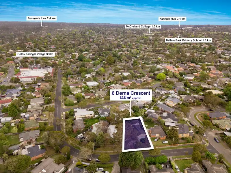 Main view of Homely house listing, 6 Derna Crescent, Frankston VIC 3199
