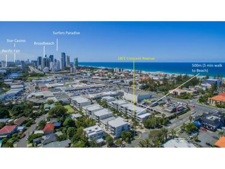 Fifth view of Homely apartment listing, 18/1 Gaven Crescent, Mermaid Beach QLD 4218