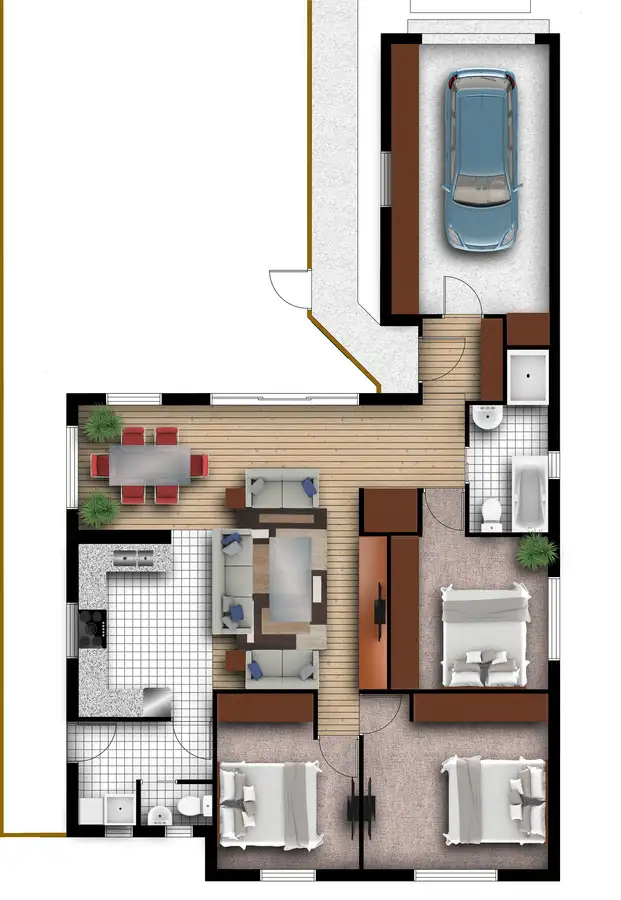 Third view of Homely block of units listing, 3b/13 Hawkins Street, Cooma NSW 2630