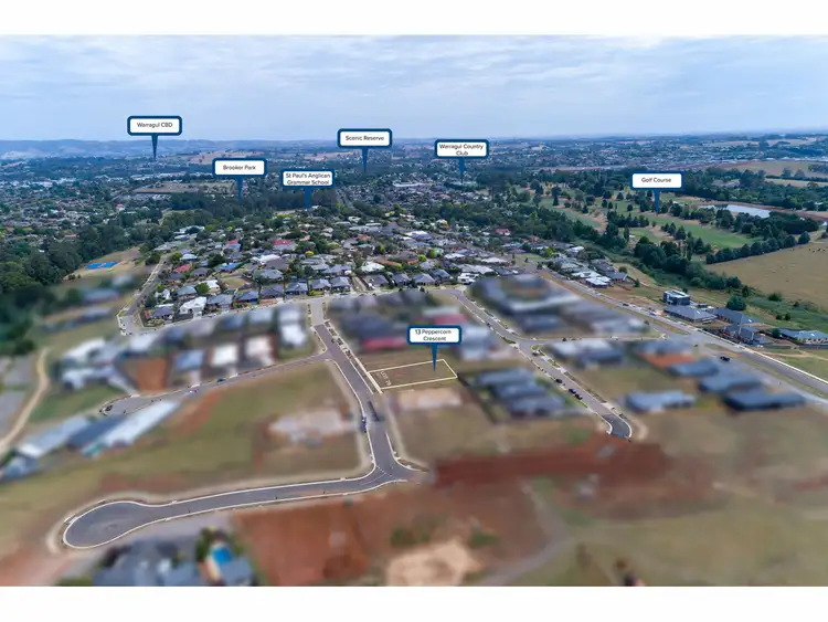 Third view of Homely land listing, 13 Peppercorn Crescent, Warragul VIC 3820