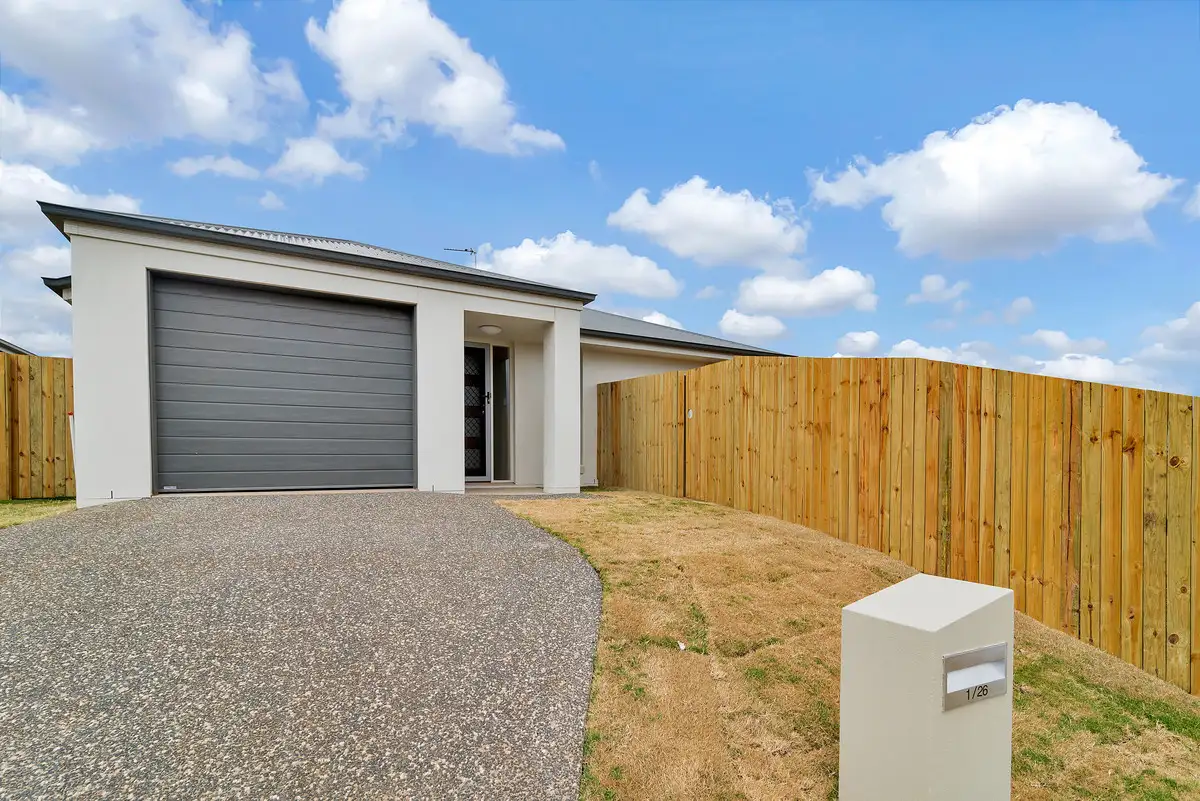 Main view of Homely unit listing, 1/26 Sanctuary Drive, Cranley QLD 4350