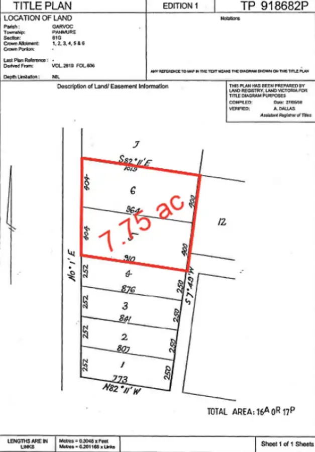 Second view of Homely land listing, LOT 5&6 Harris Street, Panmure VIC 3265