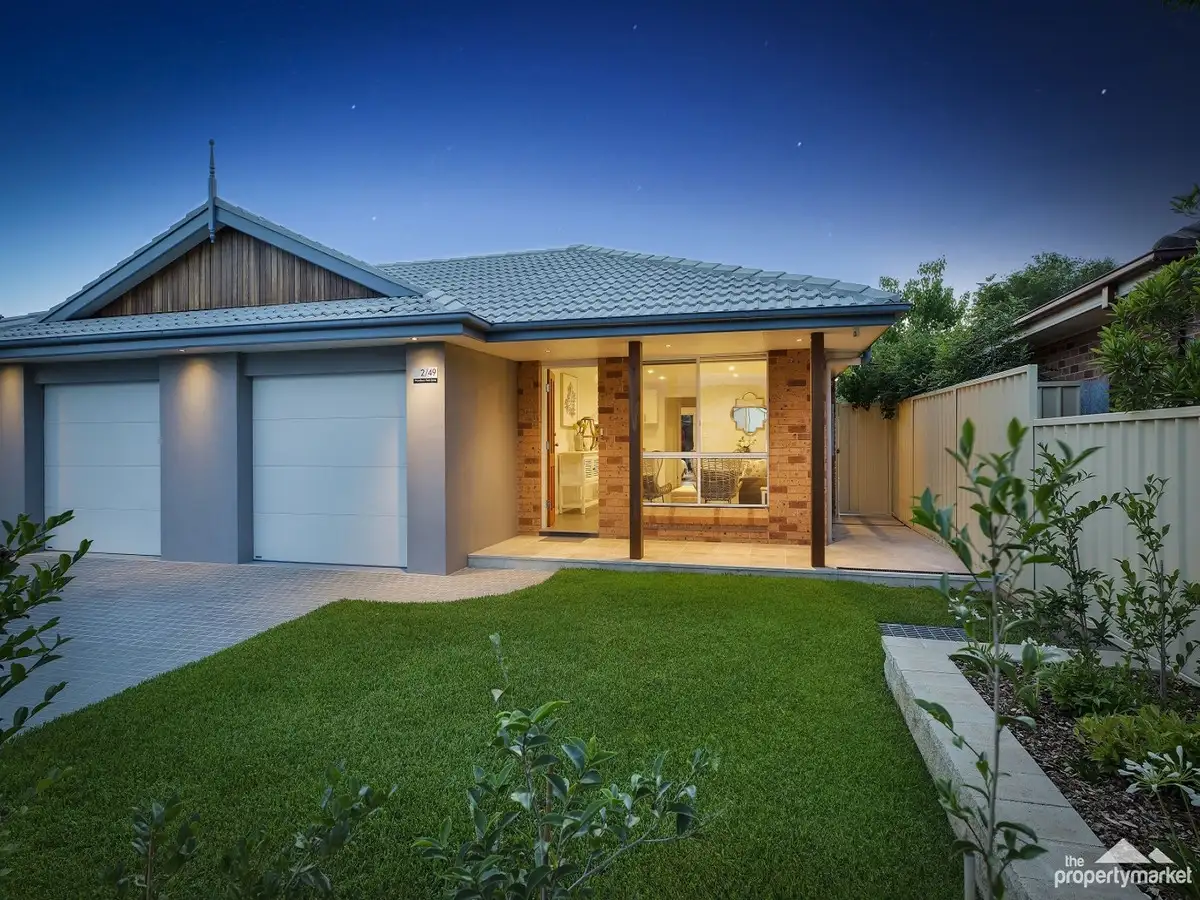 Main view of Homely semi-detached listing, 2/49 Woodbury Park Drive, Mardi NSW 2259