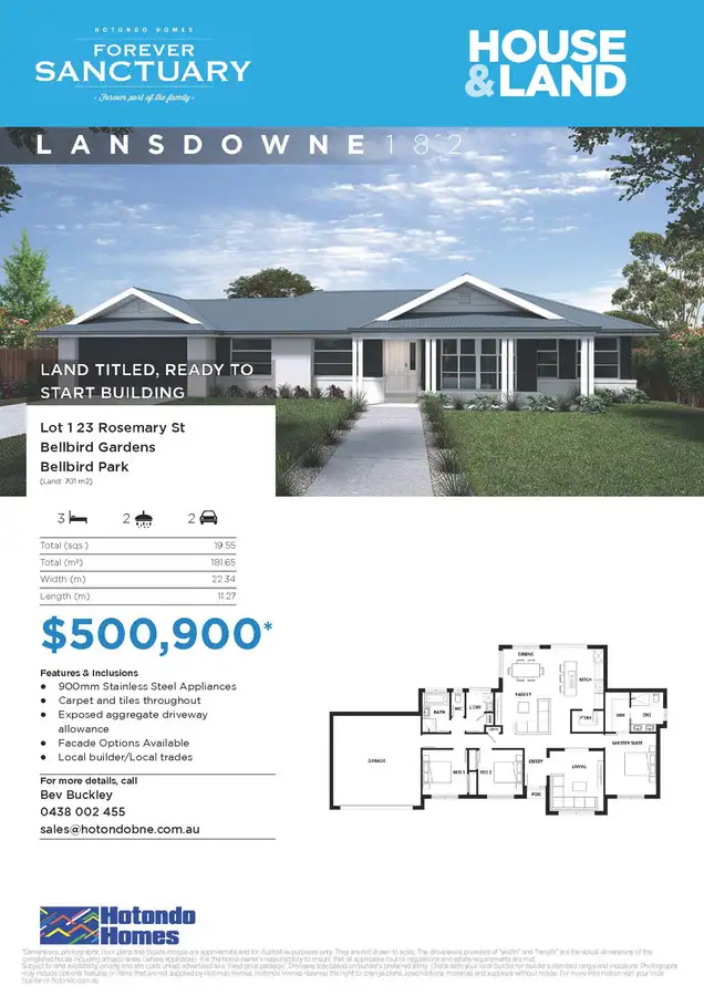 LOT 1 McGreevy Place, Bellbird Park QLD 4300