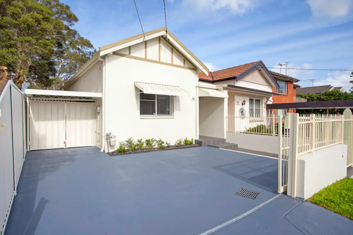 Main view of Homely semi-detached listing, 30 Dunmore Street, Croydon Park NSW 2133