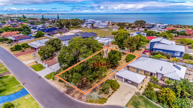 Main view of Homely land listing, 14 Breaker Close, Silver Sands WA 6210