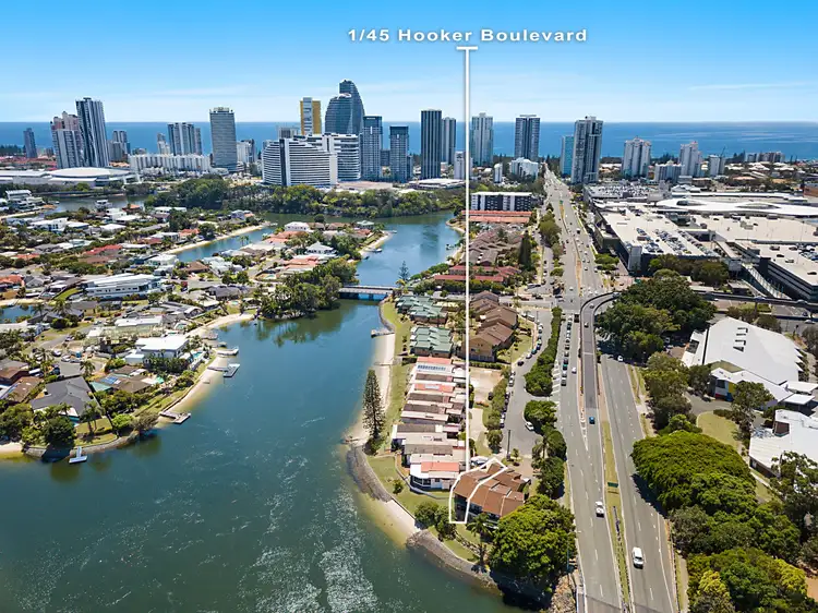 Fifth view of Homely townhouse listing, 1/45 Hooker Boulevard, Broadbeach Waters QLD 4218