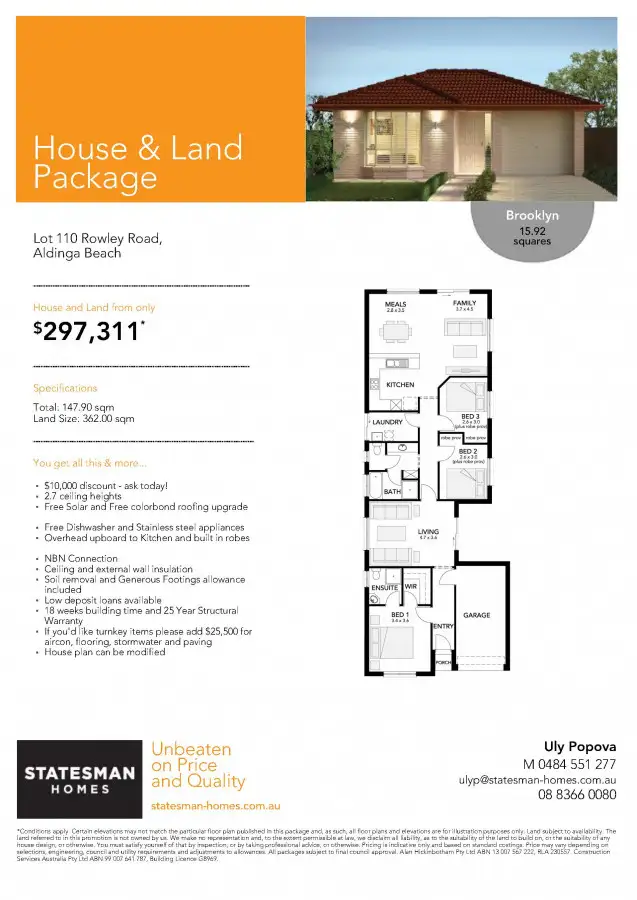 Second view of Homely land listing, 110 and 110A Rowley Road, Aldinga Beach SA 5173
