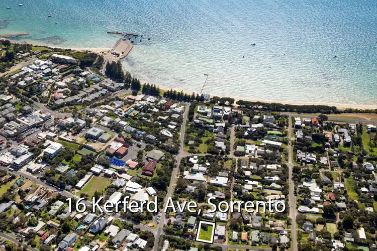 Main view of Homely land listing, 16 Kerferd Avenue, Sorrento VIC 3943