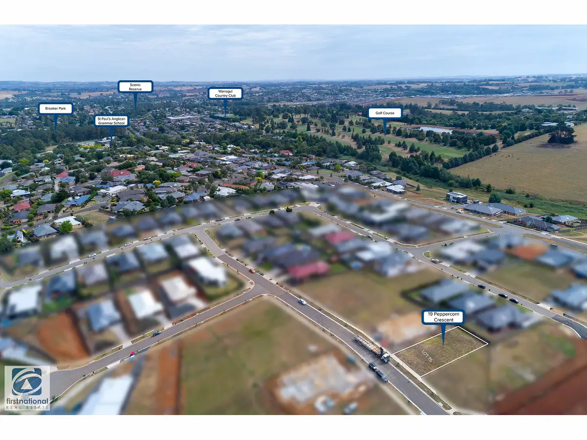 Main view of Homely land listing, 19 Peppercorn Crescent, Warragul VIC 3820