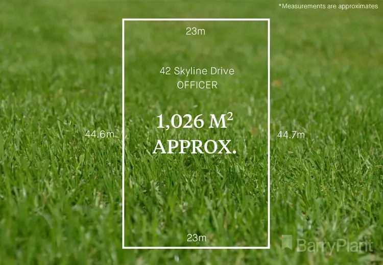 Main view of Homely land listing, 42 Skyline Drive, Officer VIC 3809