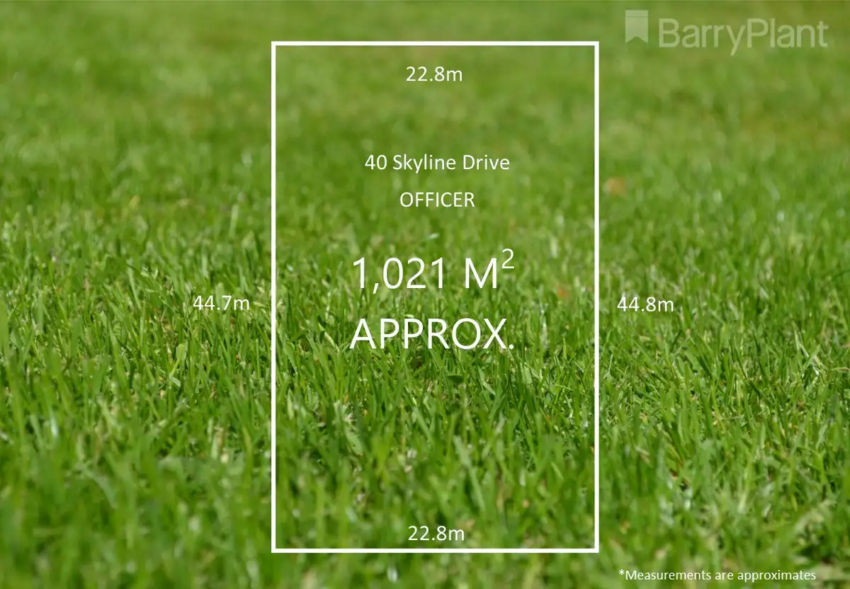 Main view of Homely land listing, 40 Skyline Drive, Officer VIC 3809