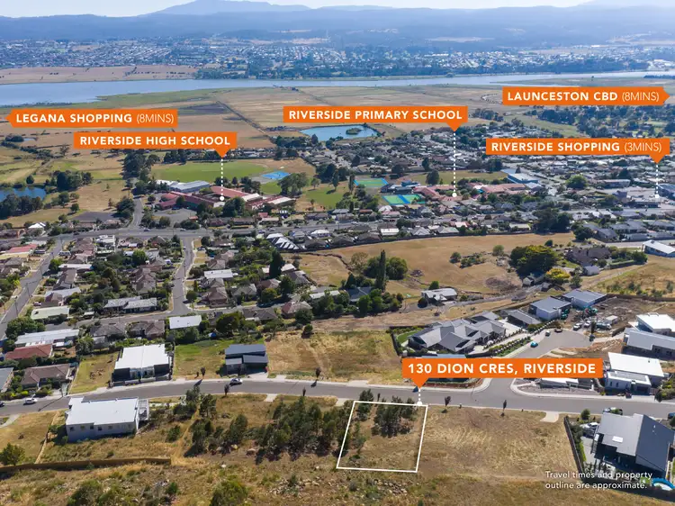 Fourth view of Homely land listing, 130 Dion Crescent, Riverside TAS 7250