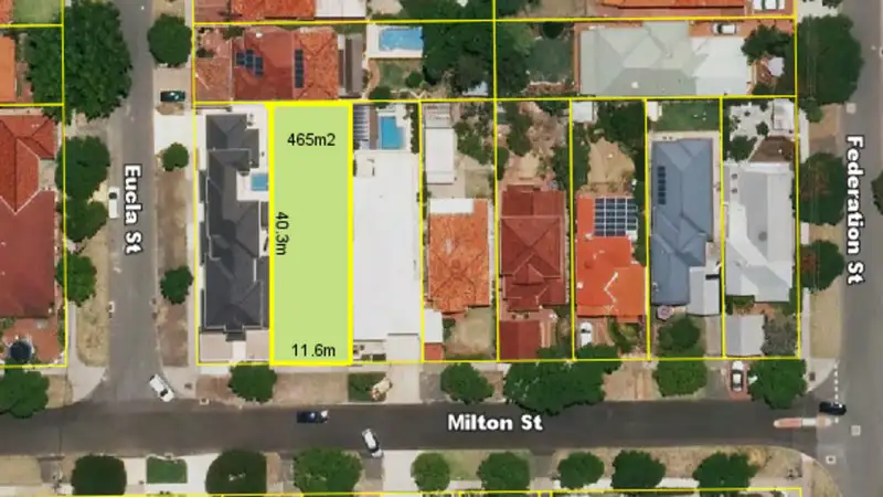 Main view of Homely land listing, 14 Milton Street, Mount Hawthorn WA 6016