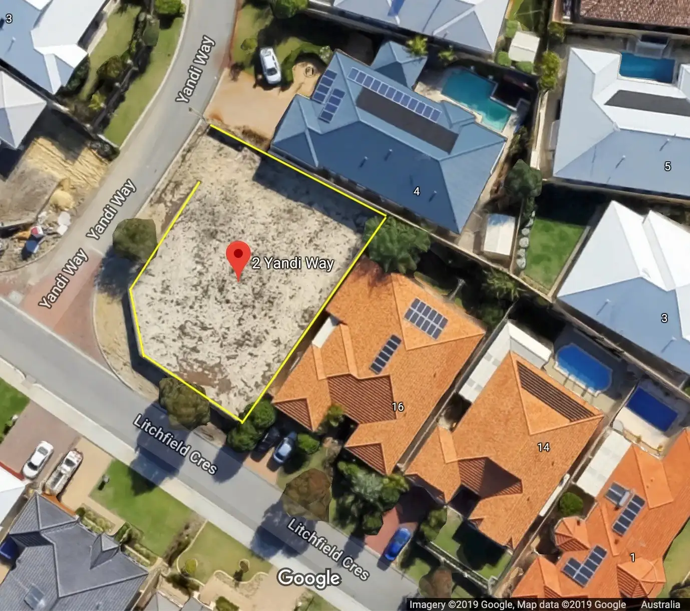 Main view of Homely land listing, 2 Yandi Way, Carramar WA 6031