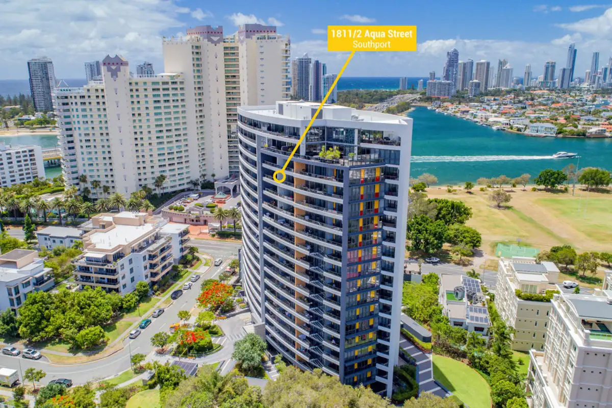 Main view of Homely unit listing, 1811/2 Aqua Street, Southport QLD 4215