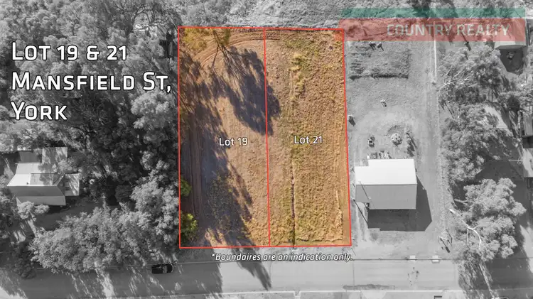 Second view of Homely land listing, 19 & 21 Mansfield Street, York WA 6302