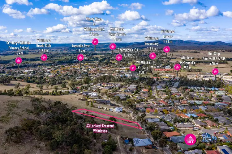 Fourth view of Homely land listing, 43 Lorikeet Crescent, Whittlesea VIC 3757
