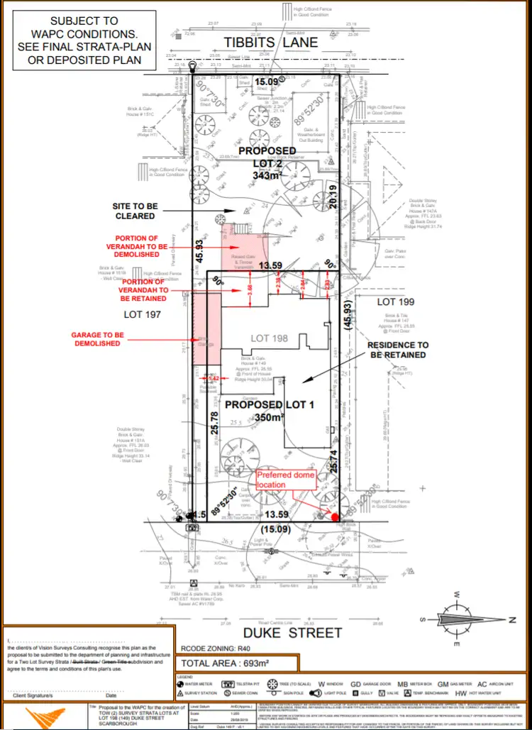 Third view of Homely land listing, Proposed Lot 2 149 Duke Street, Scarborough WA 6019