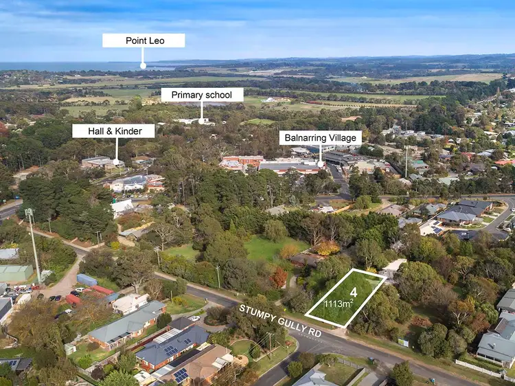 Main view of Homely land listing, LOT 4, 21 - 25 Stumpy Gully Road, Balnarring VIC 3926