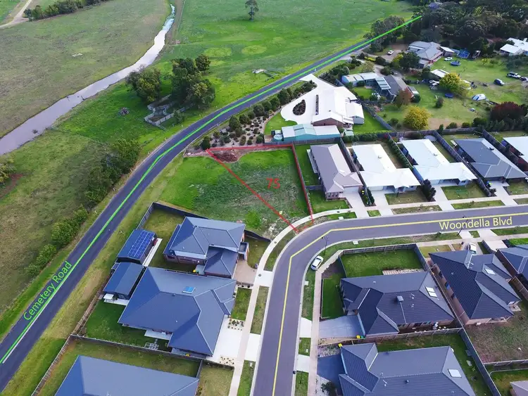 Main view of Homely land listing, LOT 38, 75 Woondella Boulevard, Sale VIC 3850
