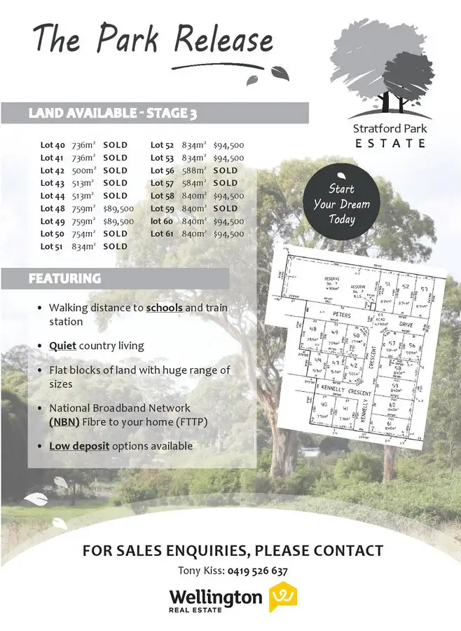 LOT 41 Kennelly Crescent, Stratford VIC 3862