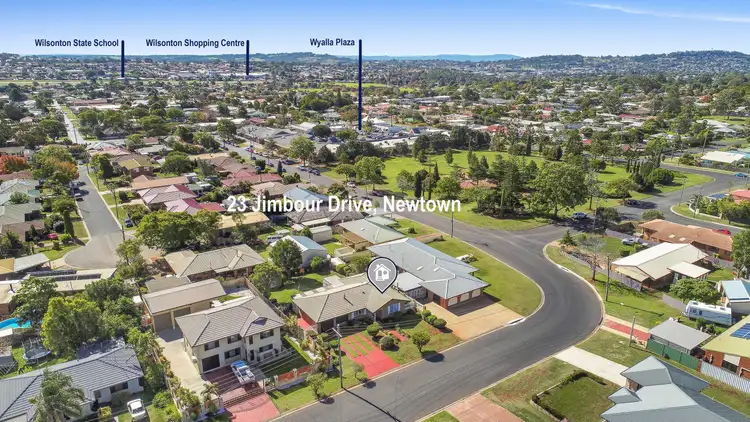 Second view of Homely house listing, 23 Jimbour Drive, Newtown QLD 4350