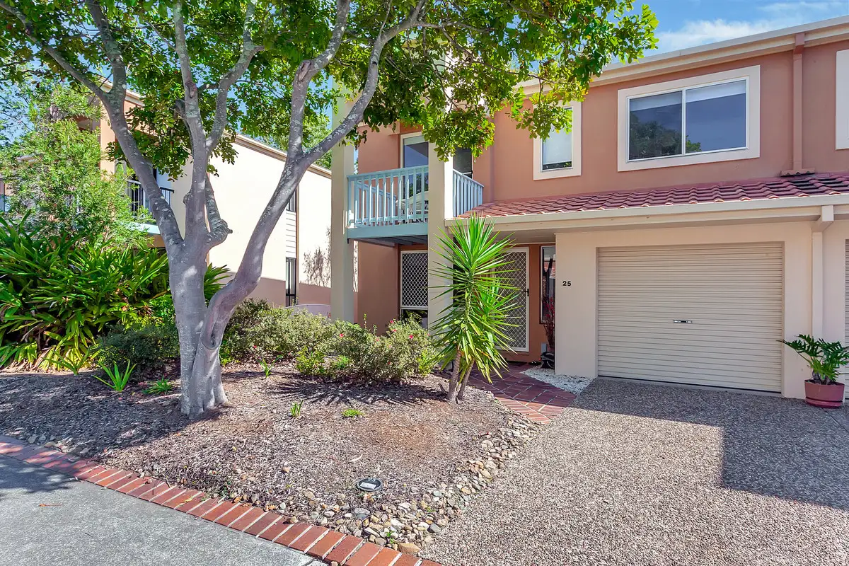 Main view of Homely townhouse listing, 25/1 Warbler Parade, Varsity Lakes QLD 4227