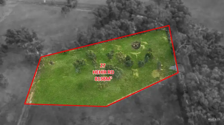 Main view of Homely land listing, 27 Hehir Road, Huntly VIC 3551