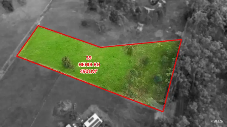 Main view of Homely land listing, 29 Hehir Road, Huntly VIC 3551