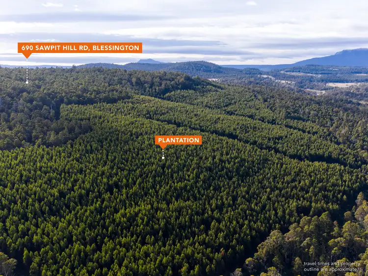 Third view of Homely land listing, 690 Sawpit Hill Road, Blessington TAS 7212