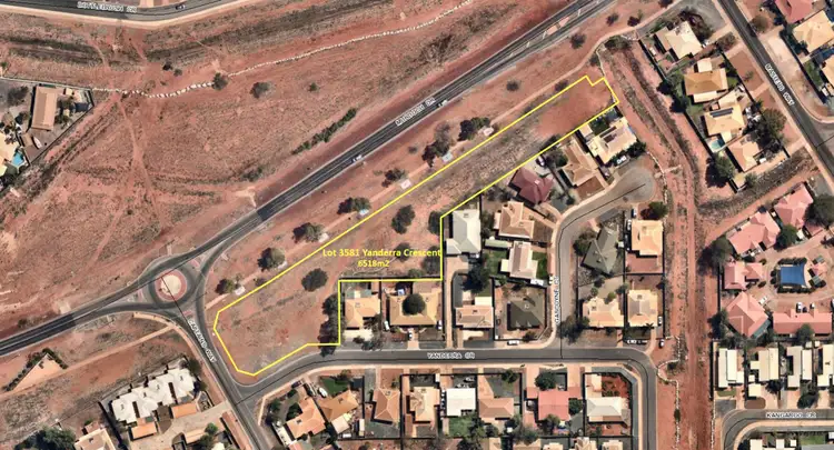 Main view of Homely land listing, LOT 3581 Yanderra Crescent, South Hedland WA 6722