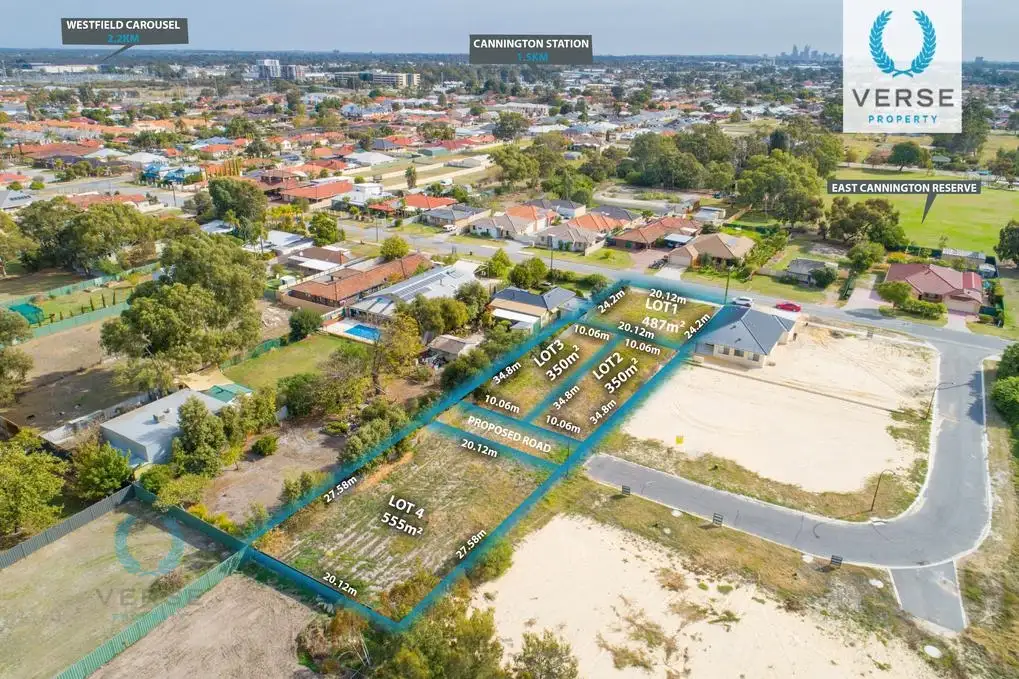 Main view of Homely land listing, 83 Crawford Street, East Cannington WA 6107