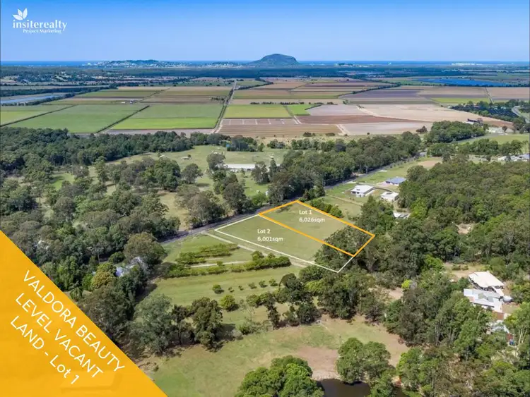 Main view of Homely land listing, LOT 1, 326 VALDORA Road, Valdora QLD 4561