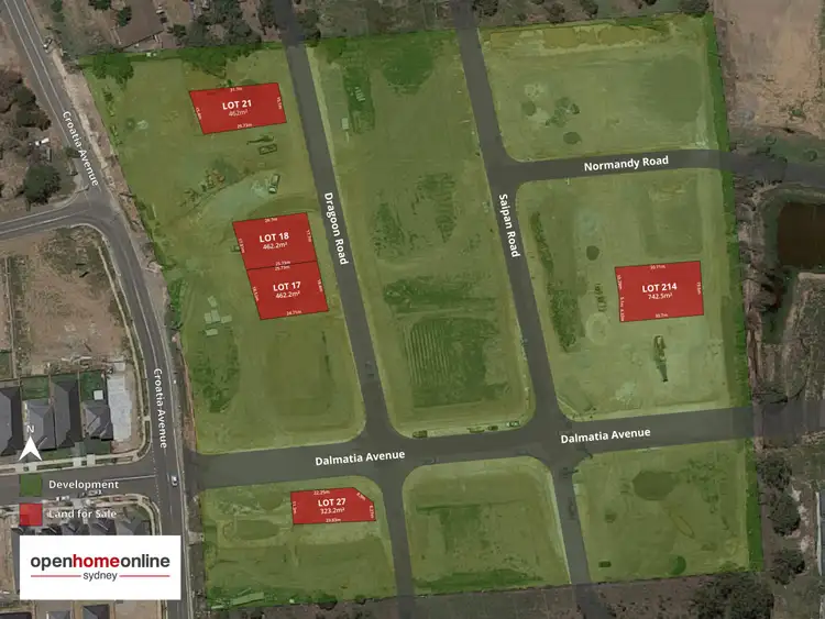 Second view of Homely land listing, Croatia Avenue, Edmondson Park NSW 2174