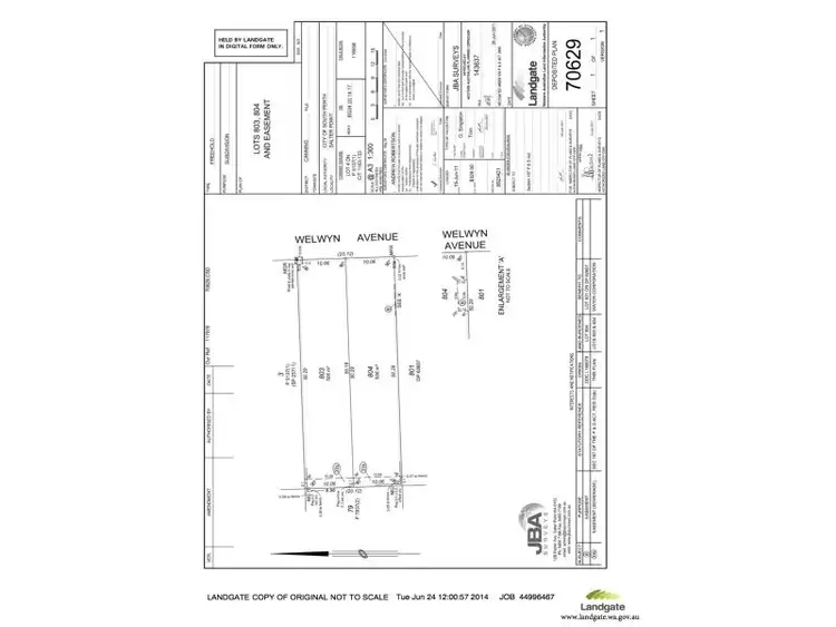 Second view of Homely land listing, Lot 804, 71B Welwyn Avenue, Salter Point WA 6152