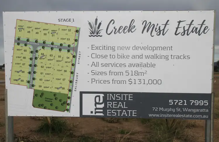 Main view of Homely land listing, LOT 48 Creek Mist Estate, Wangaratta VIC 3677