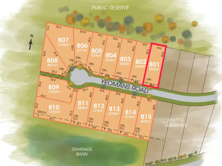 Main view of Homely land listing, LOT 801 The Foothills Estate, Armidale NSW 2350