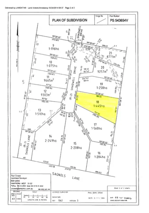 Third view of Homely land listing, 39 Shadwell Drive, Mortlake VIC 3272