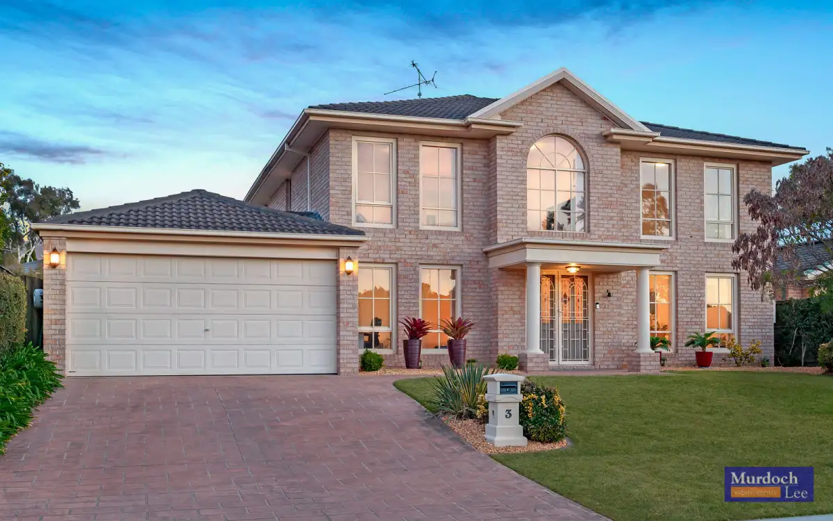 Main view of Homely house listing, 3 Dunbar Place, Kellyville NSW 2155
