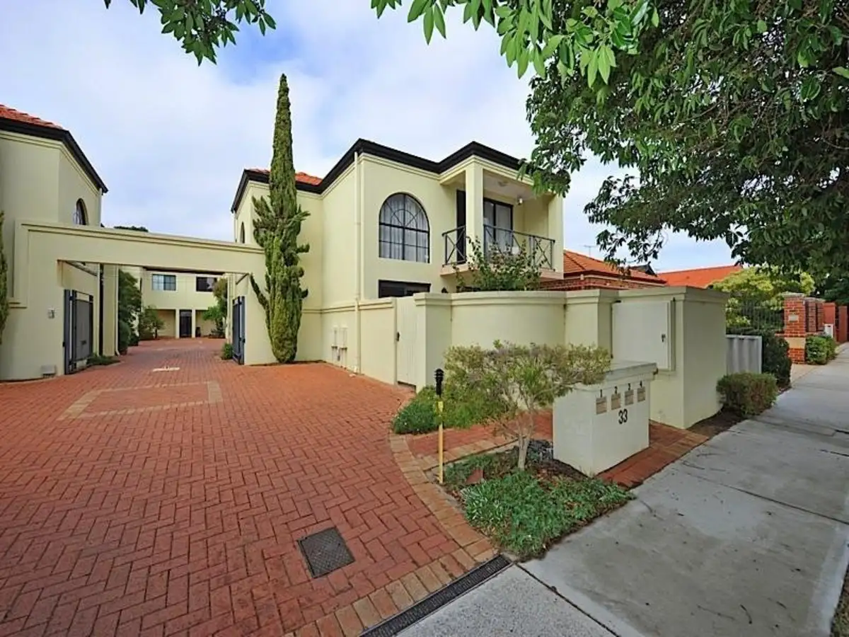 Main view of Homely townhouse listing, 4/33 Renwick Street, South Perth WA 6151