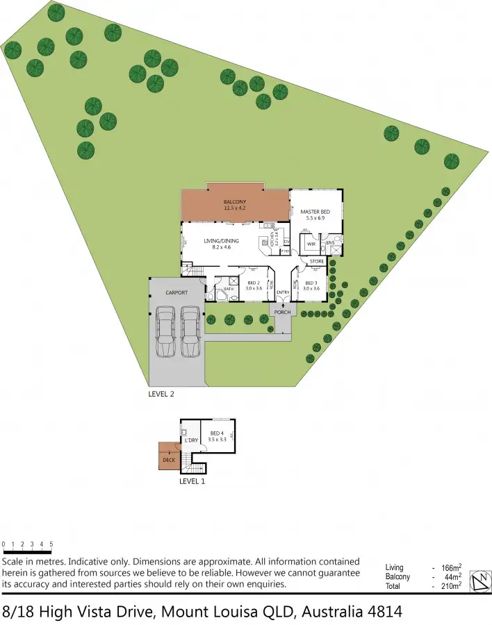 Second view of Homely house listing, 8/18 High Vista Drive, Mount Louisa QLD 4814