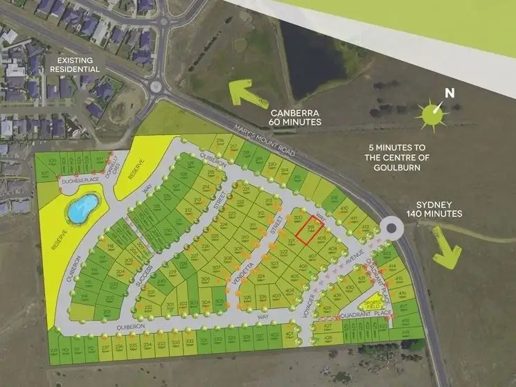 Main view of Homely land listing, 5 Quiberon Way, Goulburn NSW 2580